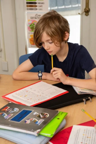 Middle Schooler thinking